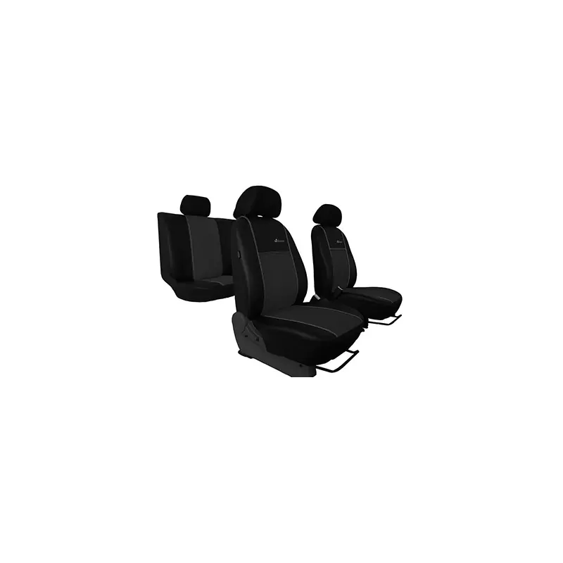 Potahy pro OPEL Combo E 5x1 E (od 2018) Exclusive Alcantara (Alcantara-kůže) tmavě šedá (vyp) Sleva