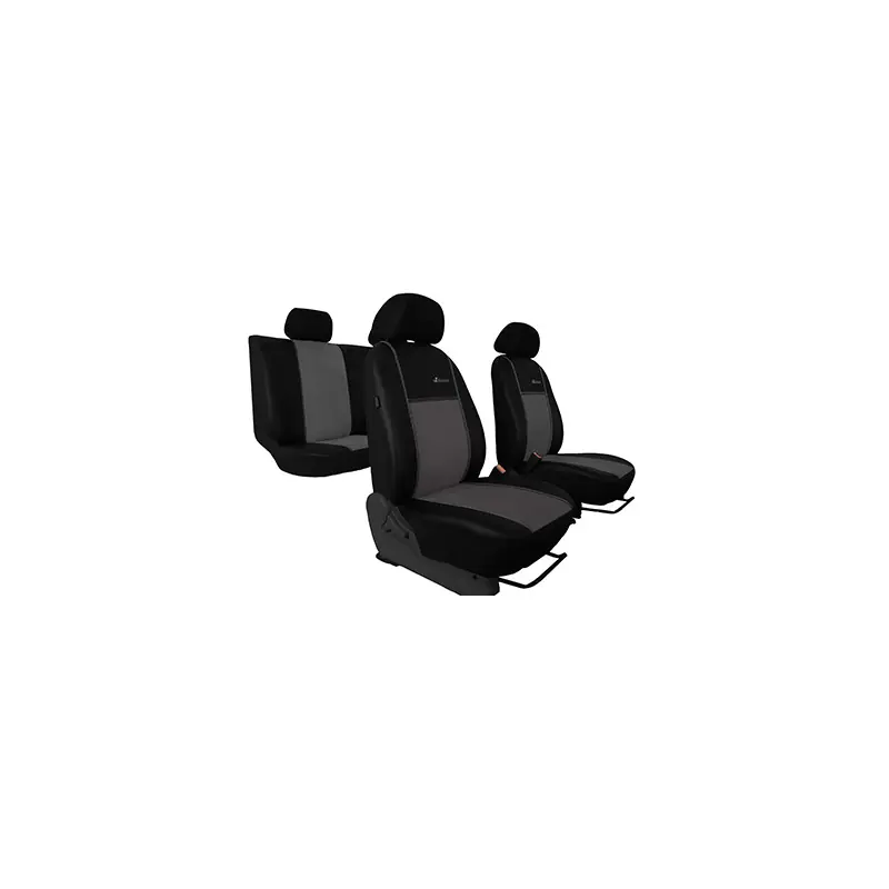 Potahy pro MERCEDES C KLASA KOMBI W203 (2000-2007) Exclusive Alcantara (Alcantara-kůže) slabě šedá (vyp) Nízká Cena