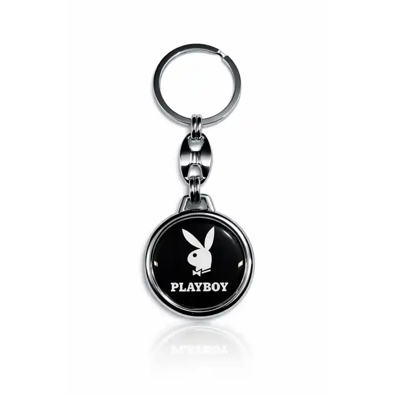 Klíčenka Playboy kulátá černá Výhodná Nabídka