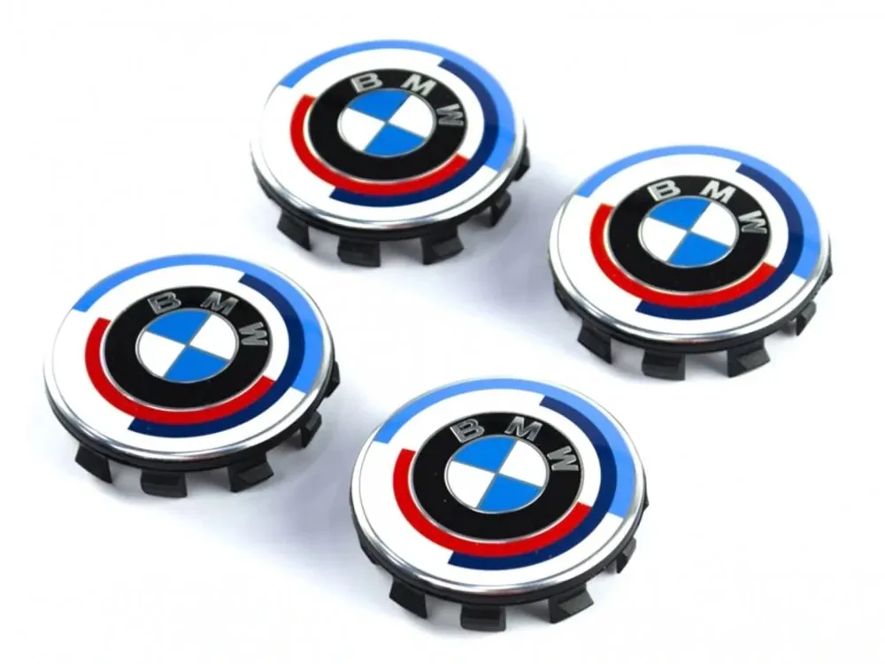 BMW středové krytky kol pokličky 56mm výročí 50 let ///M (sada 4ks) Akce