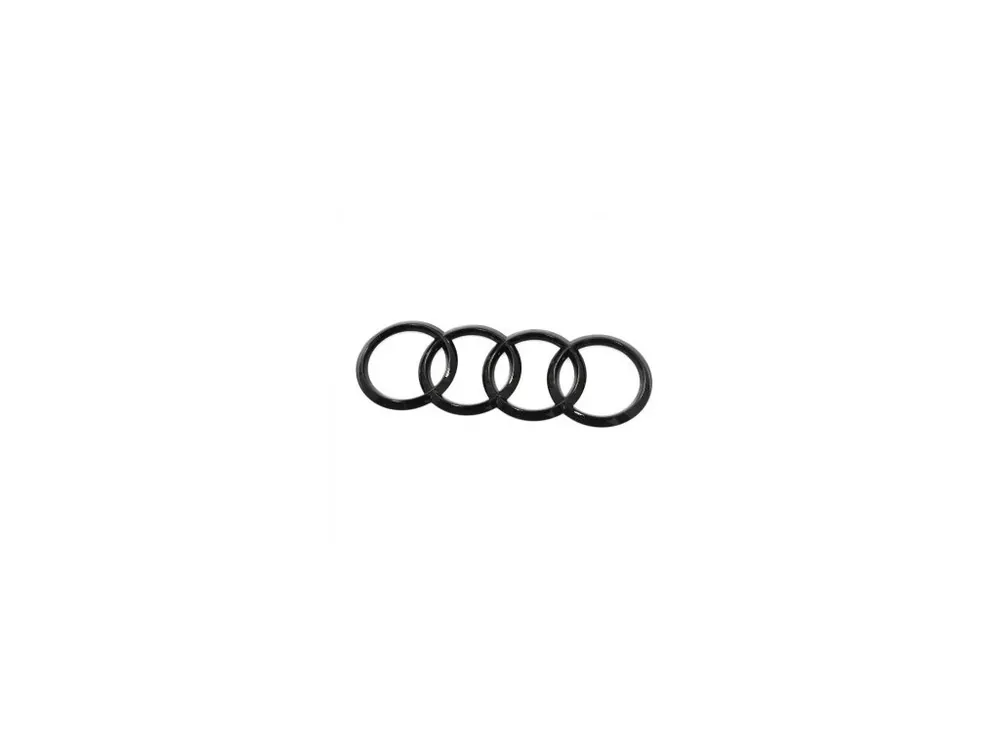 Znak logo Audi přední maska černý lesk nacvakávací 28,5x10cm Poslední Šance