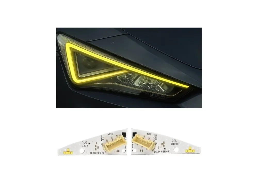 Moduly denního svícení DRL SEAT Leon SEAT Tarraco Cupra Formentor CSL style žluté denní svícení Sezónní Sleva