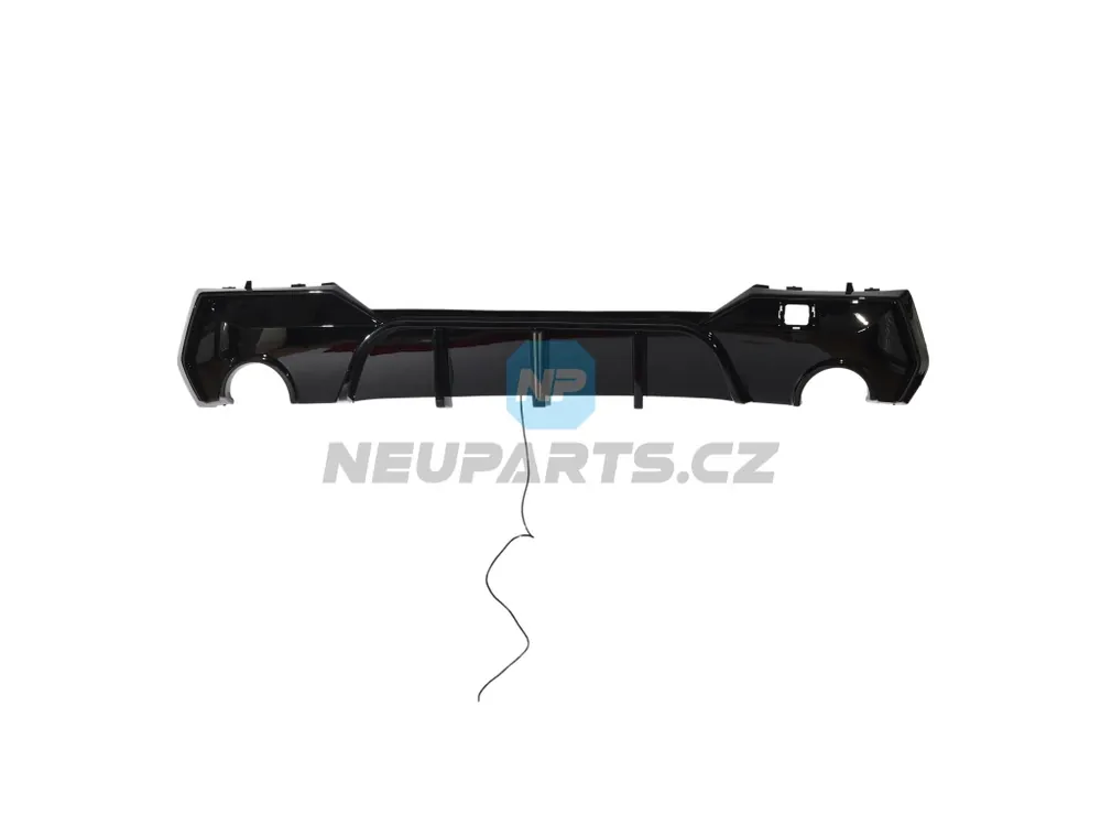 Nízká Cena Difuzor se světlem na BMW 4 - G22/G23 - černý lesk