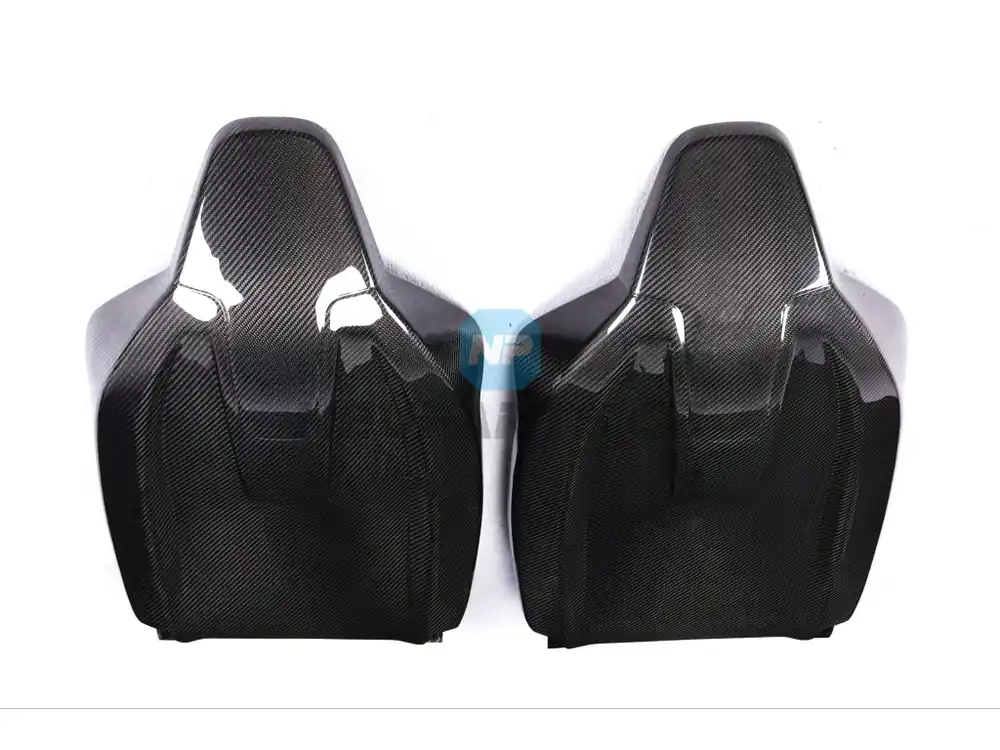 Nejprodávanější Kryty předních sedadel - BMW M3 - G80/G81 - vnitřní držáky - DRY CARBON