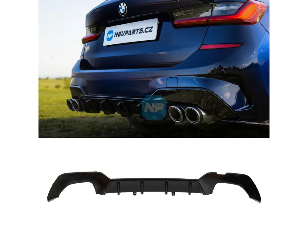 Nejlepší Cena Difuzor na BMW 3 - G20/G21 - 340 rock - černý lesk