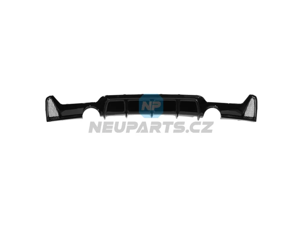 Časově Omezené Difuzor na BMW 4 - F32/F33/F36 - černý lesk - duplex