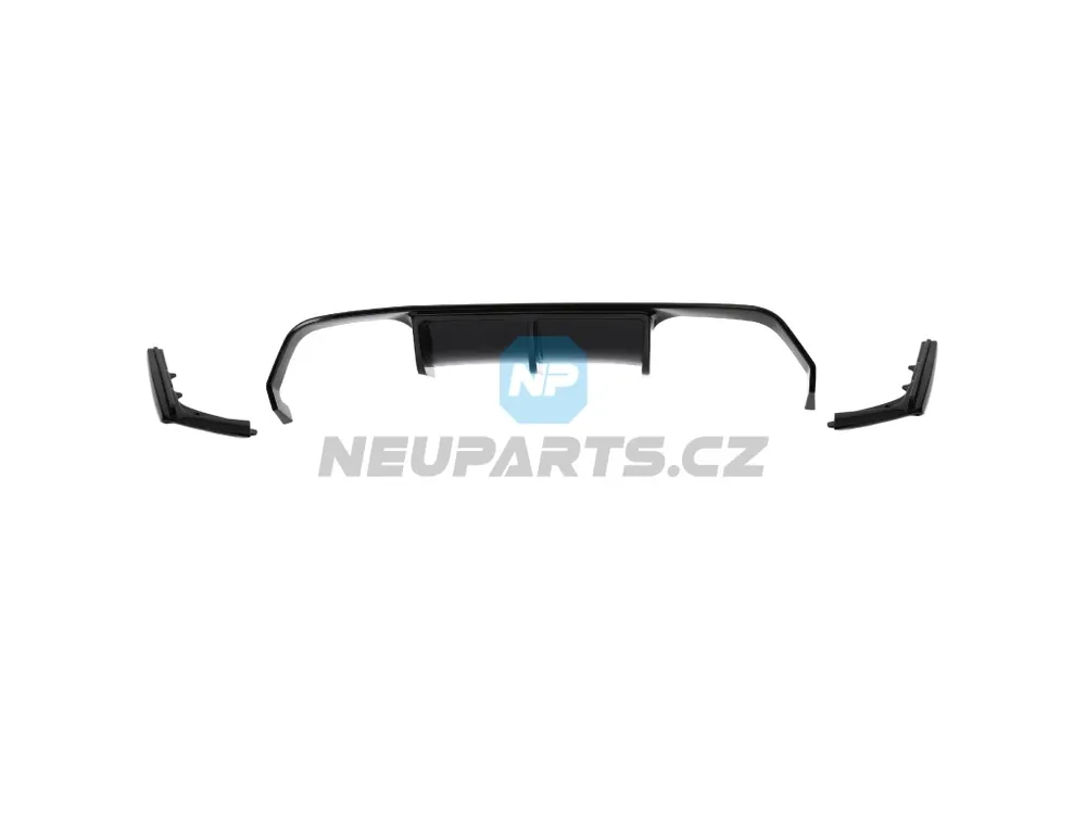 Difuzor na BMW M3/M4 - F80/F82 - černý lesk Značkový