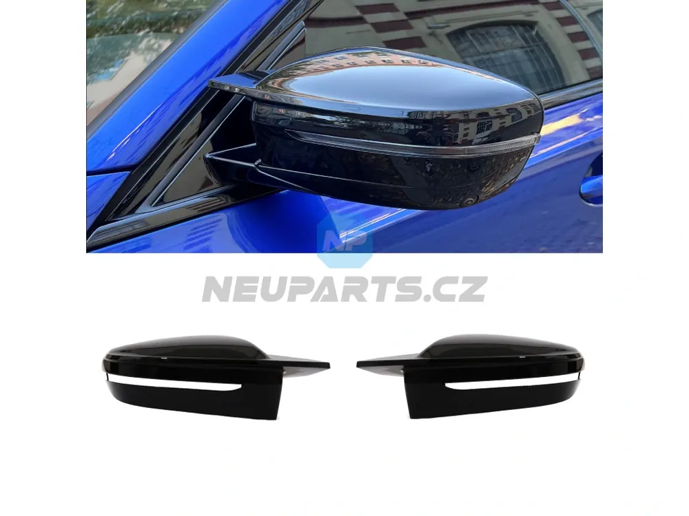 Zlevněný Kryty zrcátek M3 look pro BMW 3 - G20/G21 - černý lesk