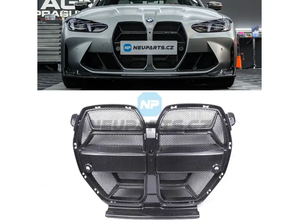 Ledvinky - CSL - ochranná síť - na BMW M3/M4 - G80/G81/G82/G83 - DRY CARBON Ověřený
