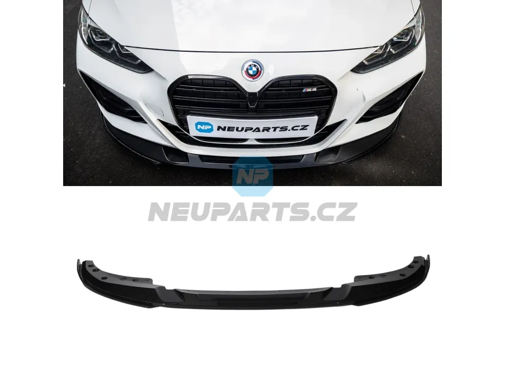 Super Cena Lipo - pod nárazník BMW 4 - G22/G23 - coupe/cabrio - černý lesk