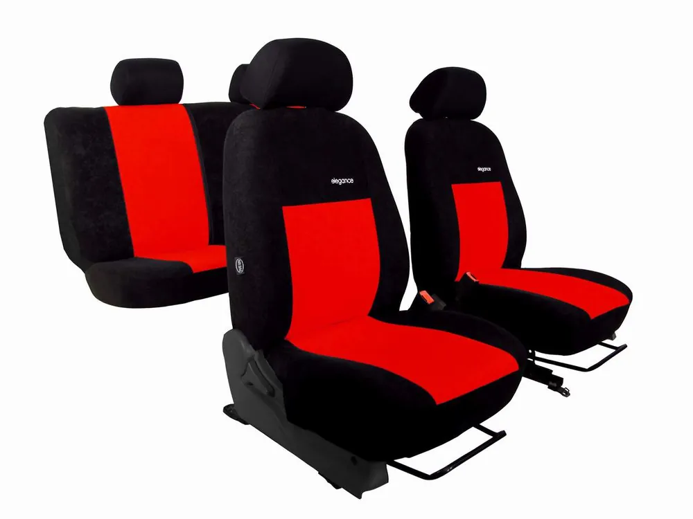 Autopotahy ŠKODA KAMIQ, SE ZADNÍ LOKETNÍ OPĚRKOU, od r. 2019, ELEGANCE červené Výhodná Nabídka