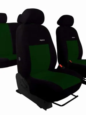 Vrácení Zdarma Autopotahy ŠKODA KAMIQ, SE ZADNÍ LOKETNÍ OPĚRKOU, od r. 2019, ELEGANCE zelené