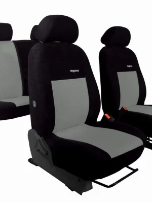 Autentický Autopotahy TOYOTA HILUX VIII, od r. 2016, ELEGANCE šedé