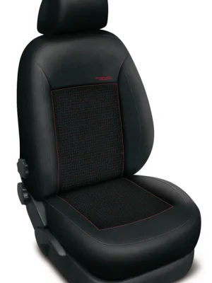 Bezpečná Platba Autopotahy RENAULT MASTER III, 3 místa, od r. 2010-2024, AUTHENTIC PREMIUM, žakar červený