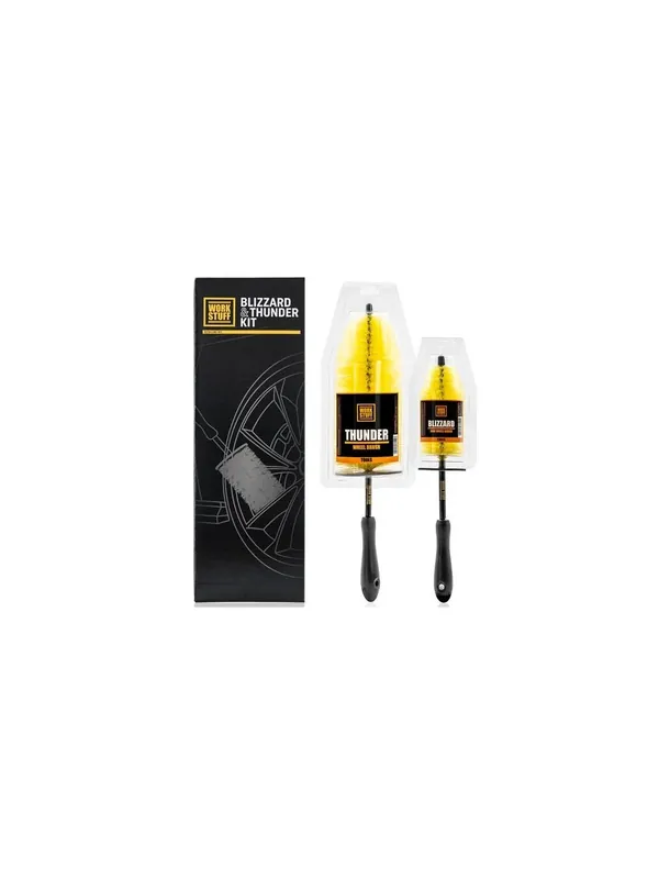Speciální Cena Sada kartáčů na kola Work Stuff Blizzard & Thunder Wheel Brush Kit