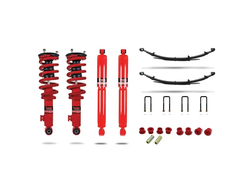 Expresní Doručení Sada pro zvýšení Nissan Navara D40 lift kit +4,5cm pro vyšší zatížení a tažení.Sestavené vzpěry.