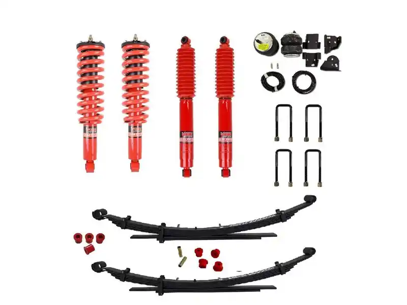 Zvýšovací sada Isuzu D-MAX +4cm pro naftu 4WD 2,5TD,pro velké zatížení a tažení.S přídavnými vzduchovými měchy. Nejlepší Cena