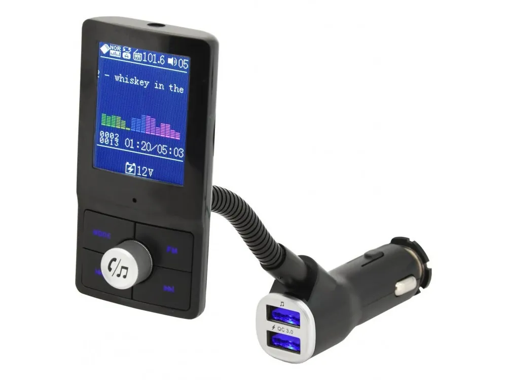 Hands free FM transmitter LCD COLOR Nová Kolekce