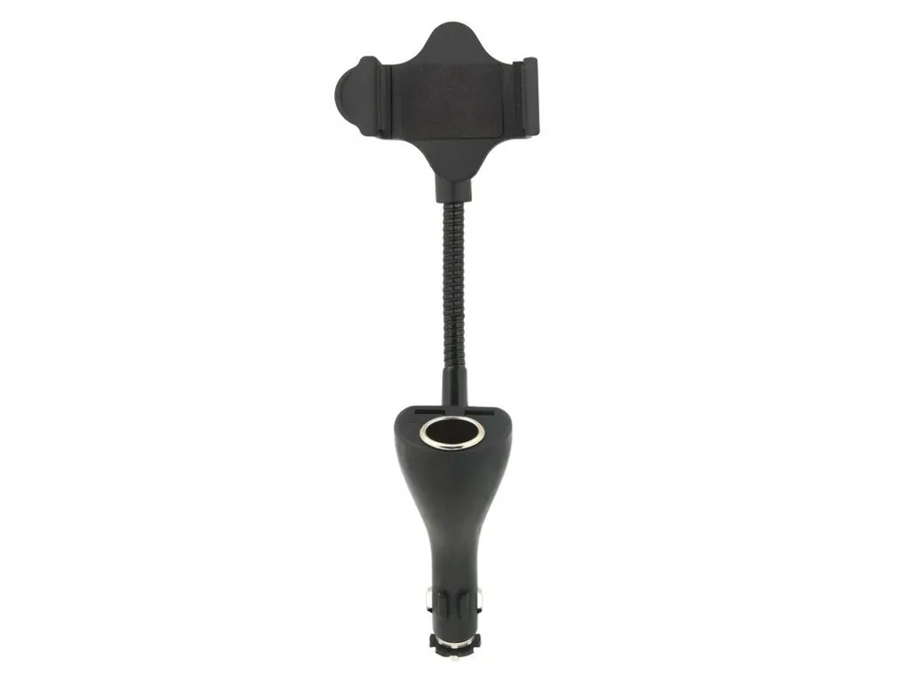 Držák telefonu do zásuvky SPRING 20cm 2xUSB Výprodej