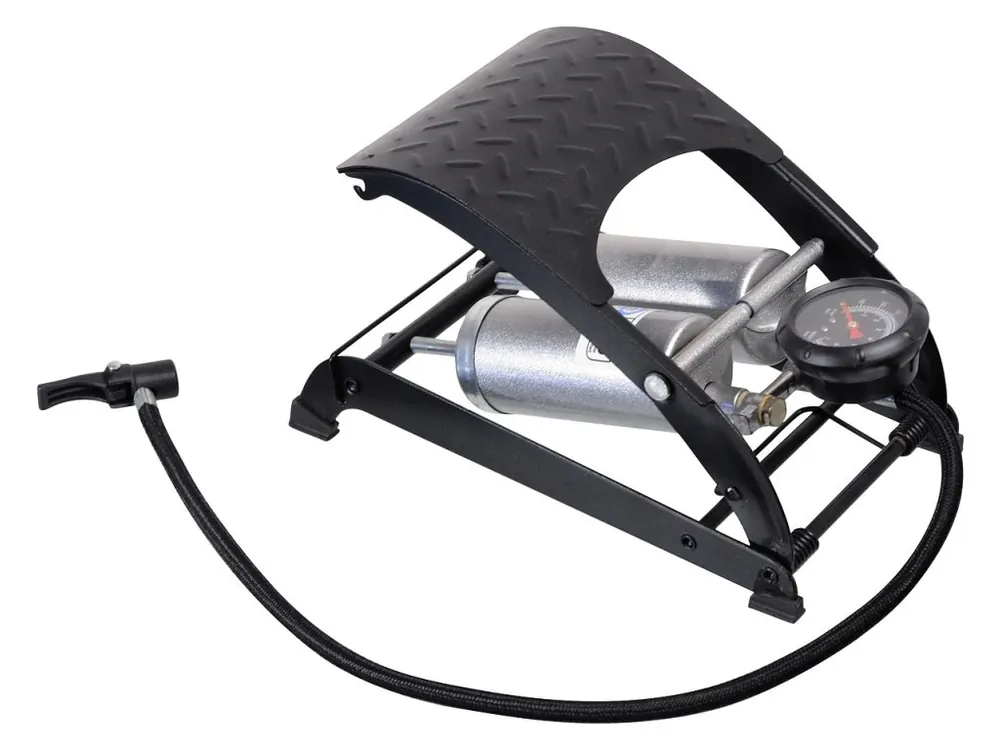 Hustilka nožní s manometrem dvoupístová TÜV/GS 2x120mm Kup Teď