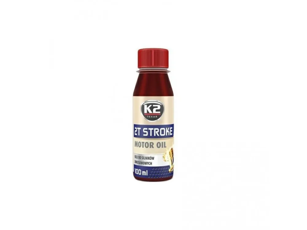 Nízká Cena K2 TEXAR 2T STROKE 100ml ČERVENÝ - Polosynt. 2takt. olej