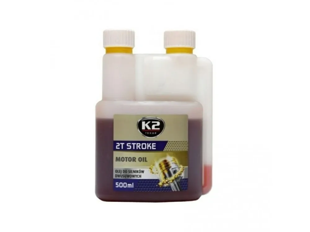 Cenová Bomba K2 TEXAR 2T STROKE 500ml ČERVENÝ - Polosynt. 2takt. olej