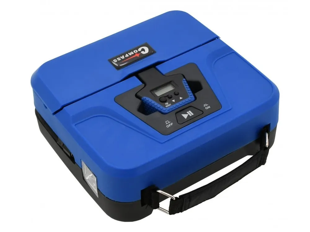 Značkový Kompresor 12V BOX digitální 3in1